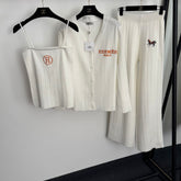 HERMES 25S KNIT THREE-PIECE VEST SET 138